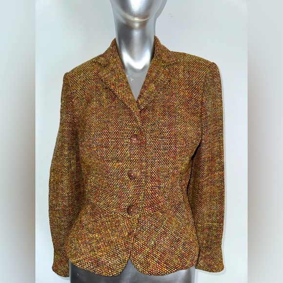 Talbots Jackets & Blazers - Talbots Multi Neutal Color Tweed Jacket